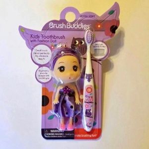 Brush Buddies Owl toothbrush & play doll set